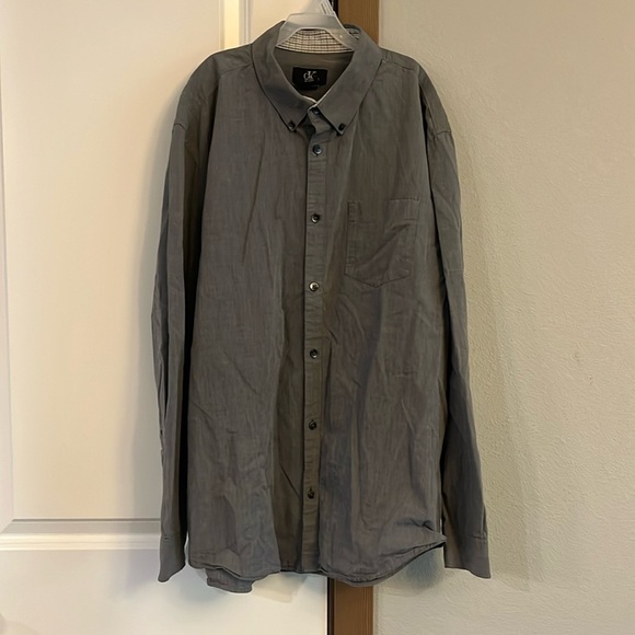 Calvin Klein Other - Calvin Klein Men’s Long Sleeve Grey Dress Shirt